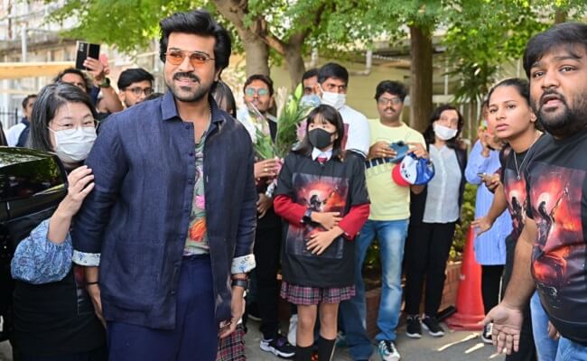 Charan connects with Indian students in Japan